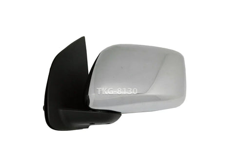 Nissan Navara D40 LH Chrome Side Mirror 3 Wires (2005-2014)