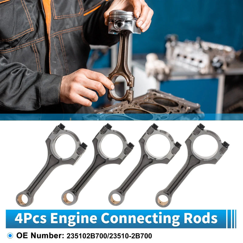 Hyundai Veloster 4 x Engine Connecting Rods (2013-2021)