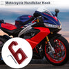 Motorcycle Square Aluminum Alloy Hanging Hook 1 Set