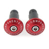 Dirt Bike Motor Red 7/8" Handlebar End Weights Grips Cap Plugs
