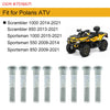 Polaris Sportsman 550 850 1000 XP X2 Touring SP 8PCS Front/Rear Wheel Studs