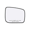 Nissan Rogue Heated Right Side Rear View Mirror Glass (2008-2015)