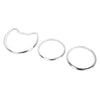 Mercedes Benz C E CLK Class Speedometer Gauge Dial Rings Bezel Trim (2003-2009)