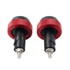 Motor Cruise Control 7/8" Red Throttle Handlebar End Plug Set