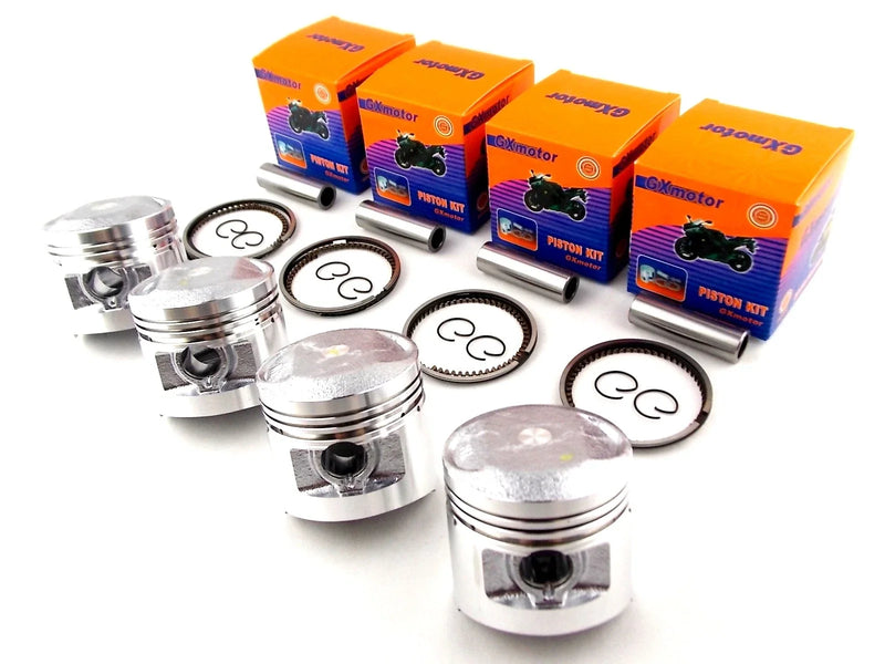 Honda CB500 / K 0.5mm O/S Piston Set with 56.5mm Rings & Pin Clips (71-73)