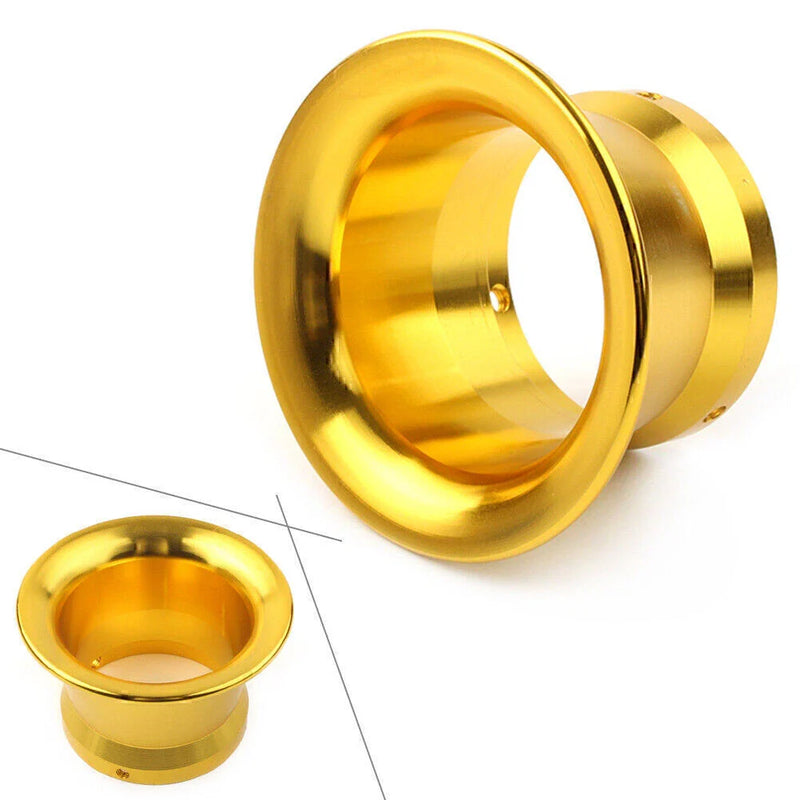 Universal Gold 50mm Carburetor Air Inlet Tip Vent Collar