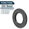 Oil Seal / 35x62x5mm / Seal Ring Rotary Shaft Seal NBR Rubber Black 5pcs