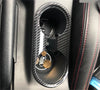 Kia Forte K3 Carbon Fiber Front Water Holder Cup Frame Cover (2019-2021)