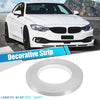 Car Motorcycle Decorative Strips / 0.4in Width 164ft / Waterproof Silver Tone