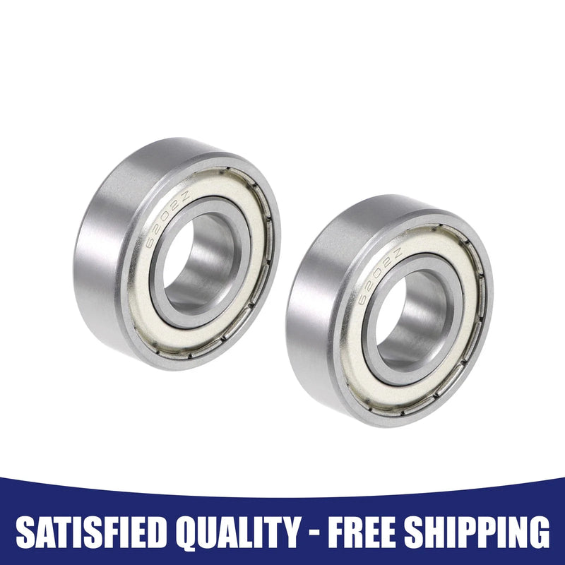 Universal 6202ZZ 2 x Ball Bearing 15x35x11mm Double Shielded P6 ABEC-3