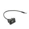 Toyota Dashboard USB Male to Female Extension Cable Adapter