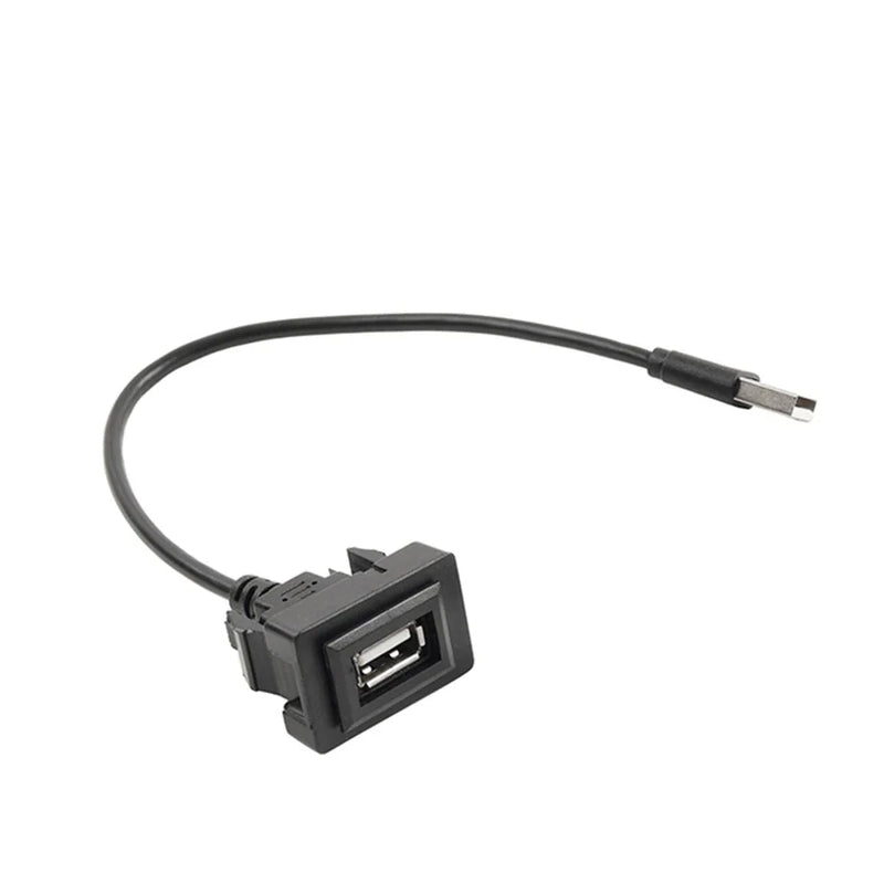Toyota Dashboard USB Male to Female Extension Cable Adapter
