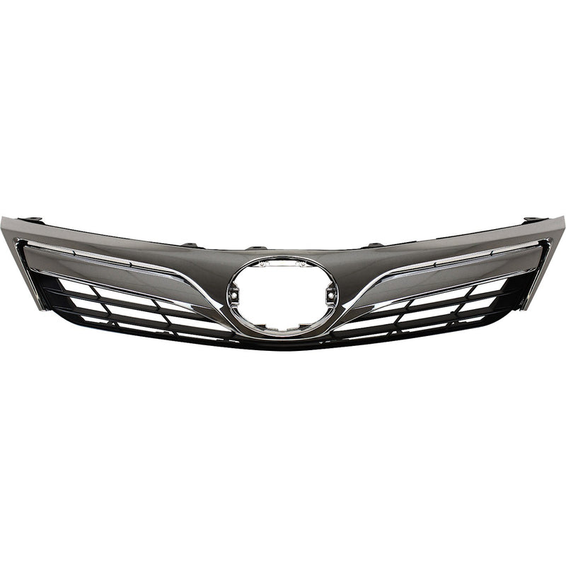 Grille Assembly For 2012-2014 Toyota Camry Painted Black