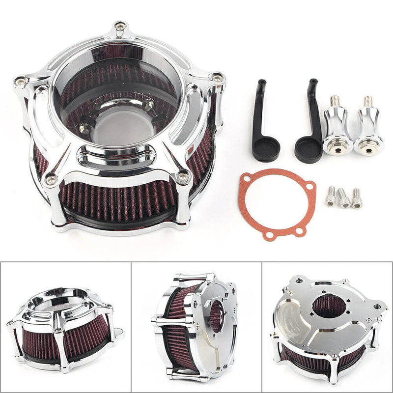 Harley Dyna Softail Fatboy Touring Glide Air Cleaner Intake Filter (2000-2023)
