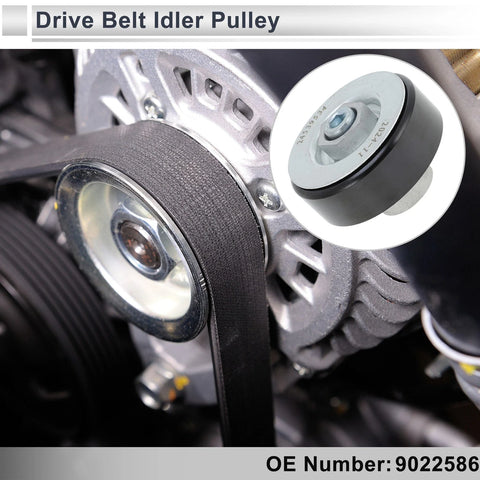 Chevrolet Spark (2010-2015) Black 1 x Piece Drive Belt Idler Pulley