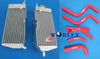 Honda CR125 CR125R Aluminum Radiator + Silicone Hose (1987-1988)