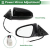 Toyota Camry Left Side Door Mirror / 12-14 Manual Folding Black / Mirror (2012–2014)
