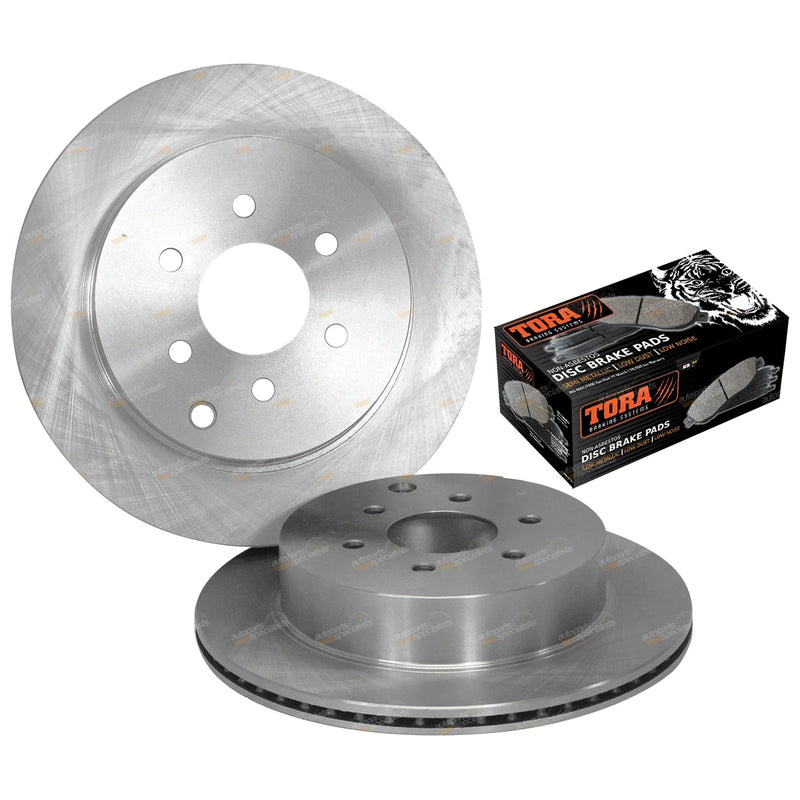 Pathfinder R51 Rear Disc Brake Rotors + Pads (2005 - 2013)