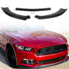 Ford Mustang Black Front Bumper Lip Chin Spoiler (2015-2017)