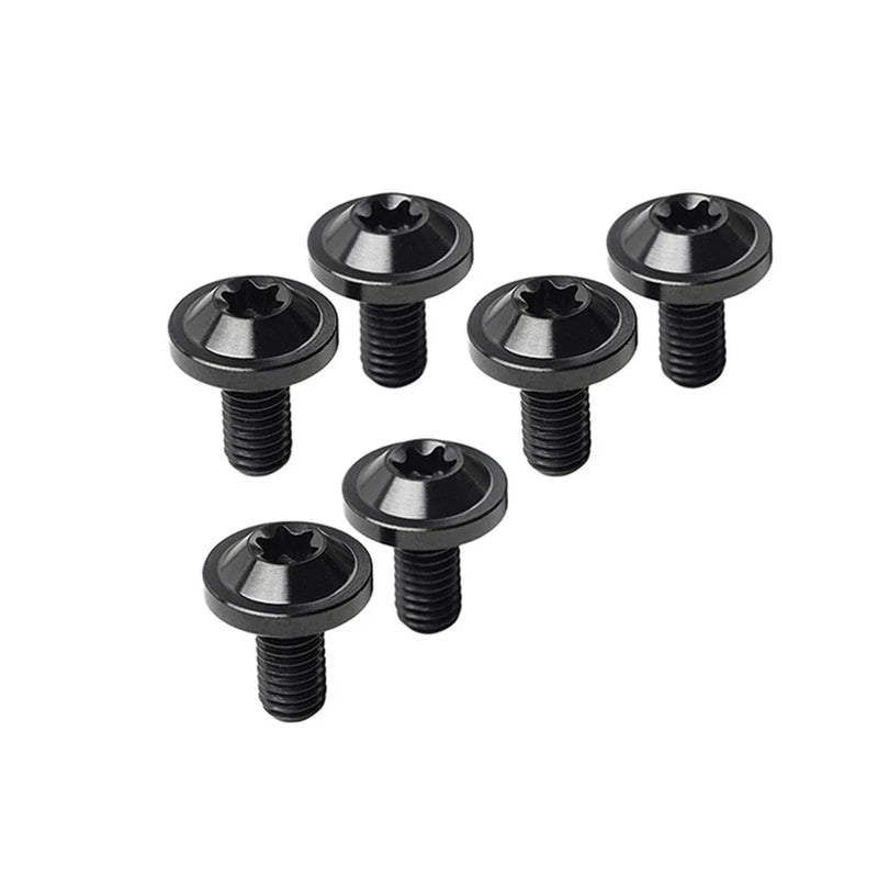 Bike Motor 6 x M6x25mm Titanium Alloy Torx Head Bolts