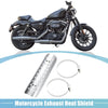 Harley Exhaust Hole Heat Shield / 90mm-110mm Clamps