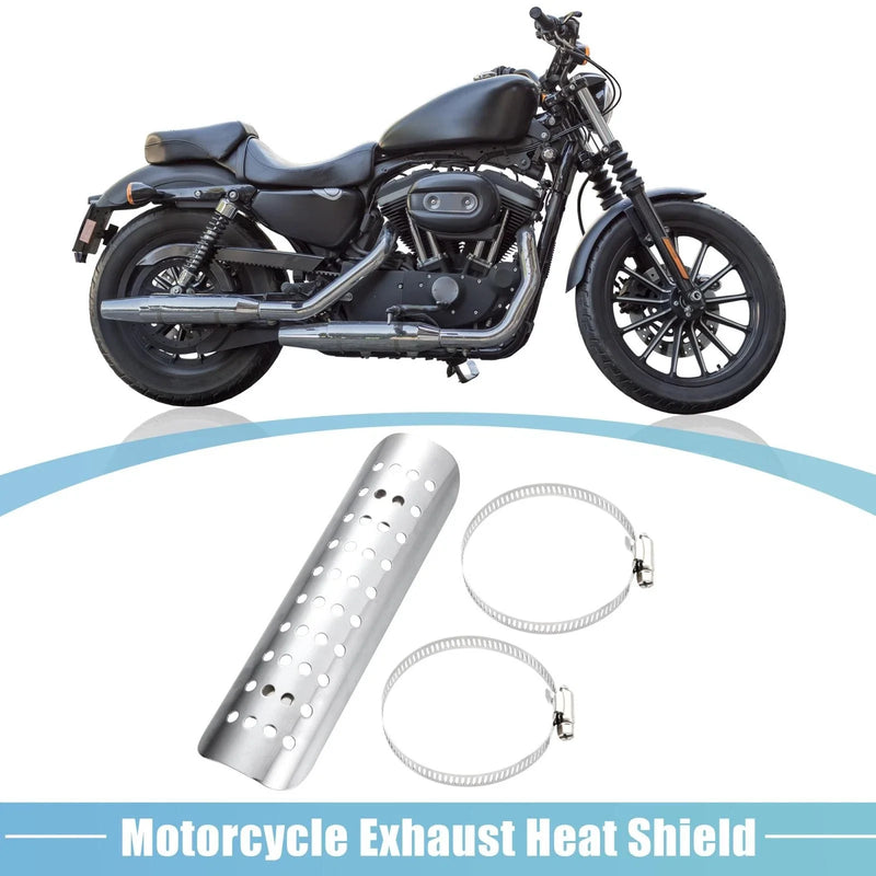 Harley Exhaust Hole Heat Shield / 90mm-110mm Clamps