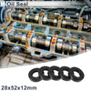 Make Model Oil Seal 28x52x12mm Rotary Shaft Seal Black 5 Pcs