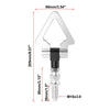 BMW 3 Series 5 Series 7 Series Z3 Z4 Silver Racing Tow Hook Triangle Ring