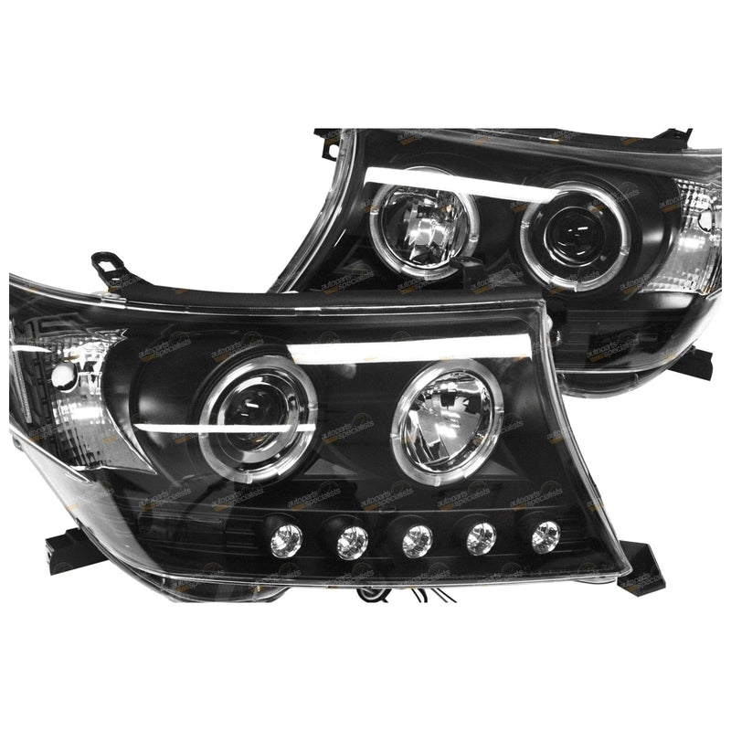 Toyota Landcruiser 200 Series Angel-eye Projector LED Lights (2007–2015)