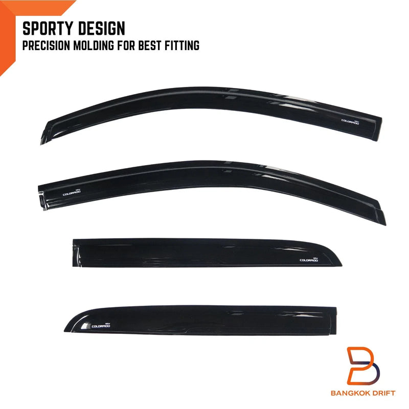Holden Colorado RG Z71 LTZ Dual Cab Weather Shields Rain Guards (12-22)