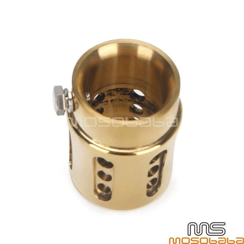 Harley Softail Low Rider Drilled Exhaust Pipe Tip End Plug 1.75"