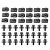 Engine Cover Undertray Splash Shield 25 x Body Bolts & 25 x U-nut Clips
