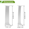 Chevy Blazer (1995-2005) Silver Tone 4 Pcs Pillar Window Trim