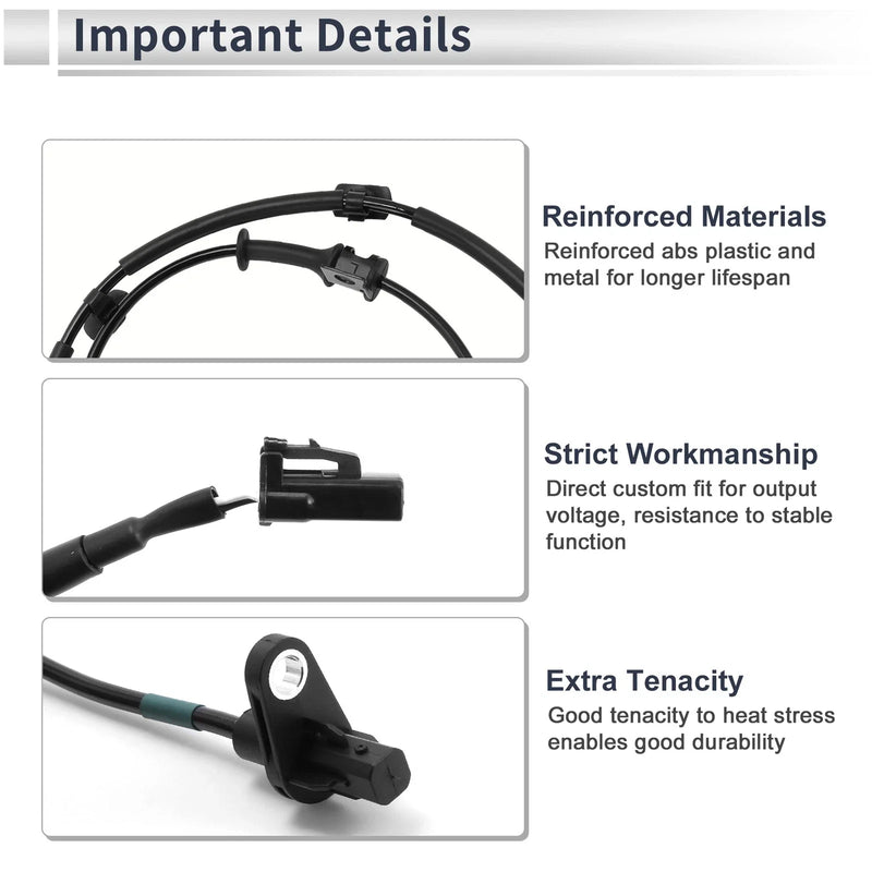 Hyundai Elantra 1.8L ABS Wheel Speed Sensor (2011)
