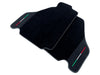 Ferrari F430 2004-2009 with Alcantara Leather Black Floor Mats (2 x)