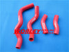Kawasaki KLX250 RED Silicone Radiator Hose (1993-2010)