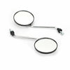 Universal Scooter M8 CW Thread (New) White Mirror Set (F2)