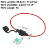 Car 4 x 18 Gauge Mini Blade Style Inline Fuse Holders w/ 30A Fuses