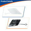 Mercedes-Benz C250 C350 (2012-2015) White Front Bumper Tow Hook Cap