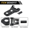 Jeep Carbon Fiber Front Engine Hood Hinge Cover Trim