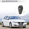 BMW 3 Series Shift Knob Cover Black Carbon Fiber Beige (2004 - 2012)