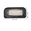 Mercedes-Benz C320 C350 C230 C280 2 x LED License Plate Lights (2001-2010)