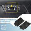 Ford Mustang Carbon Fiber Inner Door Handle Bowl Covers (2015-2020)