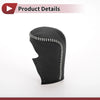 Honda Accord (2008-2012) - Black Beige Faux Leather Car Gear Shift Knob Cover
