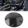 Harley Twin Cam Softail Dyna Black Timer Points Cover (2000-2017)