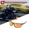 Motorcycle Riding Goggles Red Lens Marble Frame Tri-acetel Cellulose