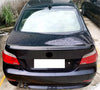BMW E60 5 Series Sedan - ABS Glossy Black M5 Style Rear Spoiler Wing (2003-2010)