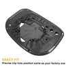 Honda Fit Pair White Mirror Glass w/ Back Non-heated (2009-2013)