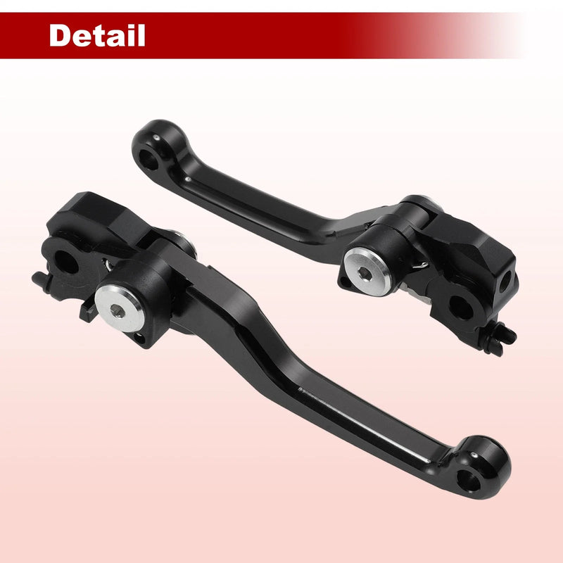 Honda CRF450R CRF450RX Black Short Brake Clutch Levers 1 Pair