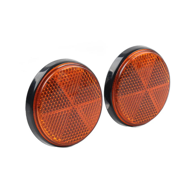 Motorcycle ATV Round Warning Reflector Side Marker
